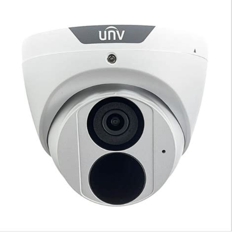 UNV 4MP IP Weatherproof IR Turret Camera With Built In Mic And 2 8mm