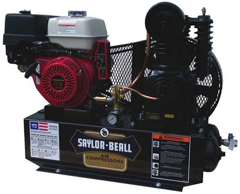 Saylor Beall Ulb G Gas Powered Two Stage Piston Air Compressor