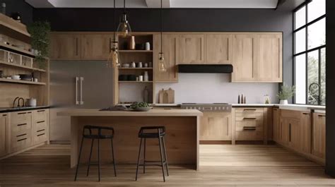 Modern Wooden Kitchen Cabinets | Contemporary Wood Kitchen Cabinets