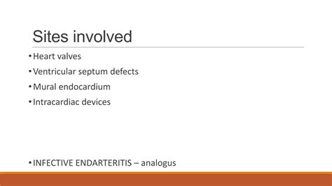 Infective Endocarditis Ppt