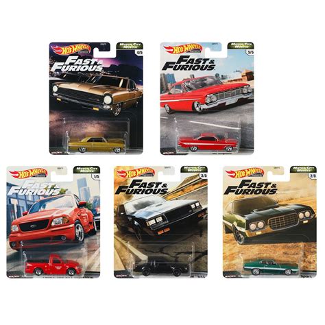 Fast Furious Hot Wheels Premium Vehicle 2020 Wave 2 Case