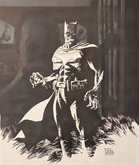 Eduardo Risso Batman In Tom Smithyman S The Batcave Comic Art