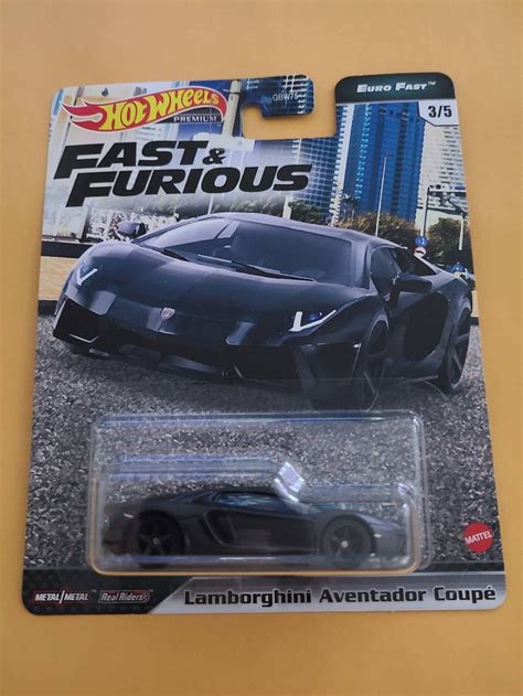 Hotwheels Premium Lamborghini Aventador Coupe Fast Furious Etsy