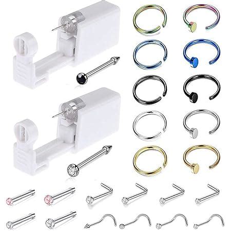 Amazon HYJLPAF Nose Piercing Kit 3 Pack Self Nose Piercing Gun