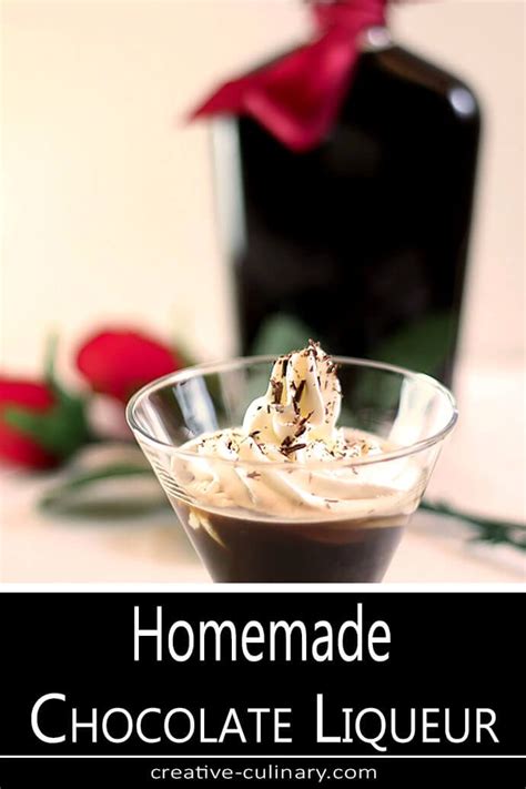 Try something easy and special and make some of this Homemade Chocolate Liqueur. It's love in a ...