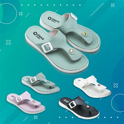 Jual Sandal Cewek Kekinian Terbaru Sendal Japit Wanita Slop Jepit