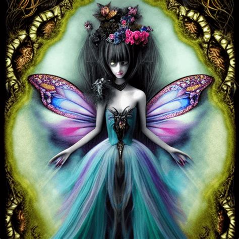 Hybrid Morphed Mystical Beatiful Fairy Doll Dark Creature With