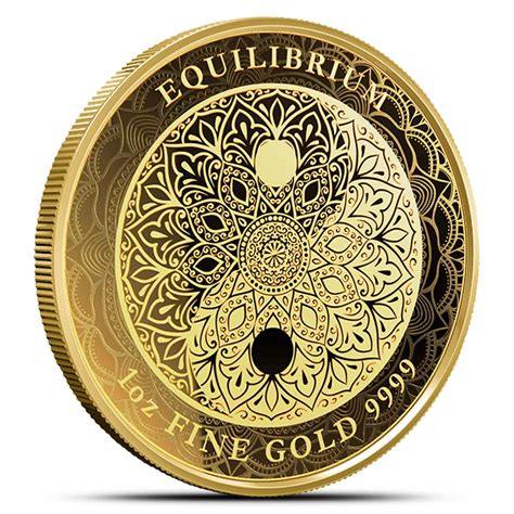 Oz Gold Niue Equilibrium Coins Proof Like Silver