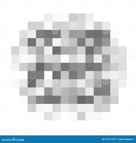 Censor Blur Effect Texture For Face Or Nude Skin Blurry Pixel