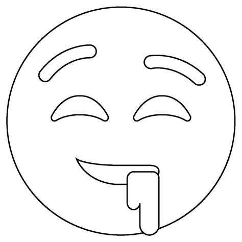 Drooling Face Emoji Coloring Page Free Printable Coloring Pages Porn