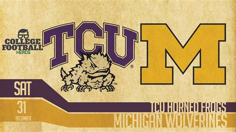 Michigan Vs Tcu Fiesta Bowl College Football Playoffs Preview