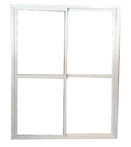 Ventana Balcon De Aluminio Blanco Vidrio Entero De