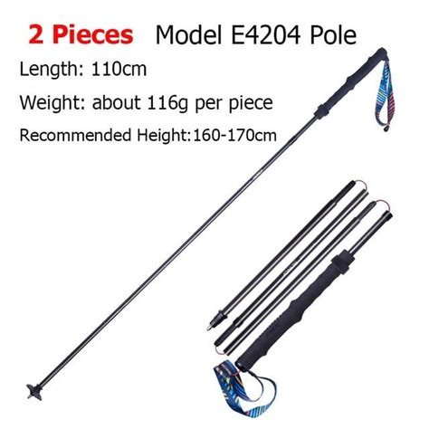 Aonijie E Lightweight Folding Trekking Poles Carbon Fiber Walking