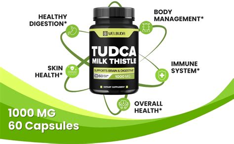 Amazon Welbuda Mg Tudca Supplement With Milk Thistle Extract