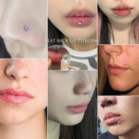 Mm Cz G Piercing Nez Labret Tragus Acier Chirurgical Stud Oreilles