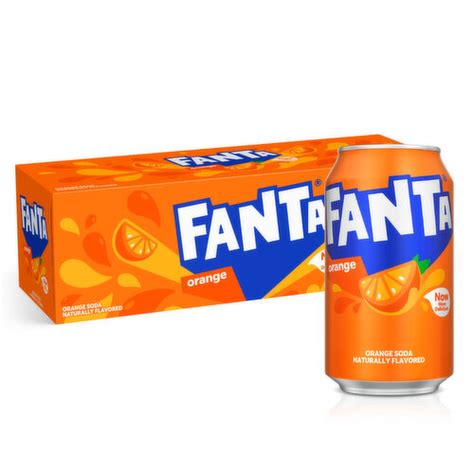 Fanta Orange Soda Fruit Flavored Soft Drink Fl Oz Super Foods