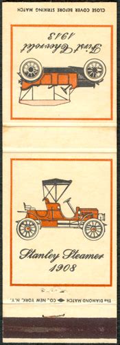 Stanley Steam Car Modern Ephemera
