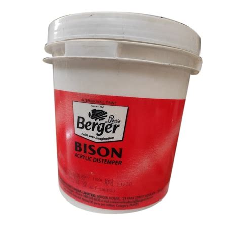 Berger Bison Acrylic Distemper 5 Litre At Rs 180 Bucket In Pune ID