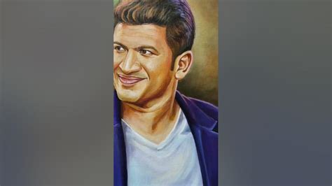 Puneeth Rajkumar Acrylic Painting Prkaudio Appu Boss Painting Youtube