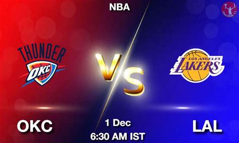 Okc Vs Lal Dream Team Prediction Fantasy Nba Tips Dec