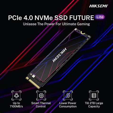 Hiksemi Future Lite 1TB 7300MB S 6350MB S Gen4x4 PCI E NVMe M 2 2280