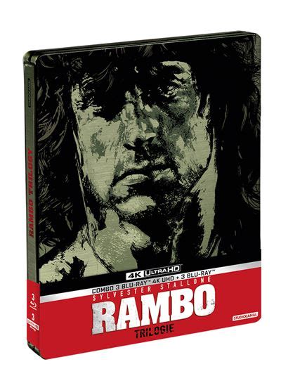 Coffret Rambo La Trilogie Steelbook Edition Limit E Blu Ray K Ultra Hd