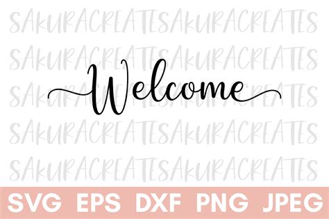 Welcome Mat Graphic Doormat Home Sign Graphic By Sakuracreatestudio