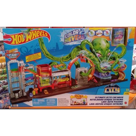 Jual Sale Mainan Hot Wheels City Color Reveal Ultimate Octo Car Wash Mattel Original Indonesia