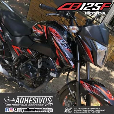 Calcomanias Honda Cb 125f Personalizadas Kit De Stickers Cuotas Sin