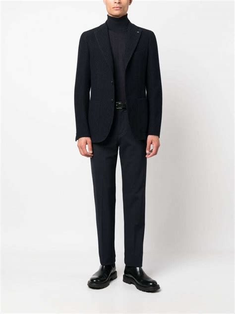 Tagliatore Single Breasted Corduroy Blazer 736 Lookastic