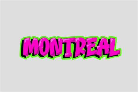 Graffiti Montreal Design Graphic By Sakidesjardins · Creative Fabrica