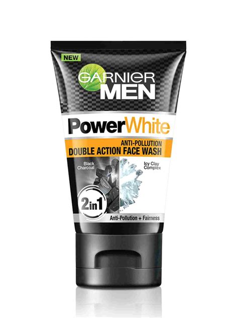 Buy Garnier Men Power White - Anti-Pollution Double Action Face Wash ...