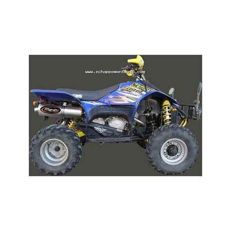 Silencieux Marving Quad Atv Line Big Ovale Pour Polaris SCRAMBLER 500