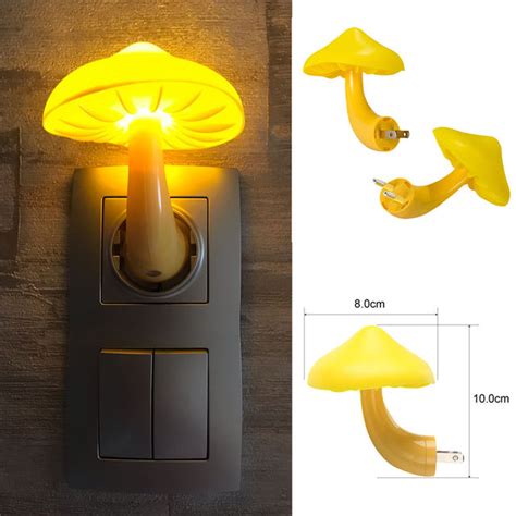 Mushroom Wall Socket LED Light Asghedom