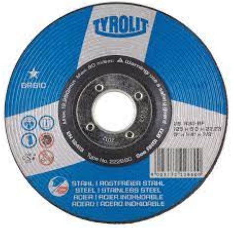 Abrasive Tyrolit And Cumi Reinforced Cut Off Wheel Thickness Mm To