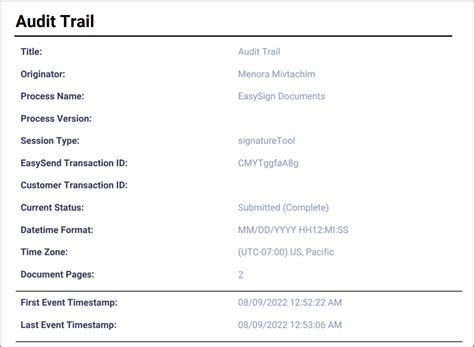 audit trail integrations