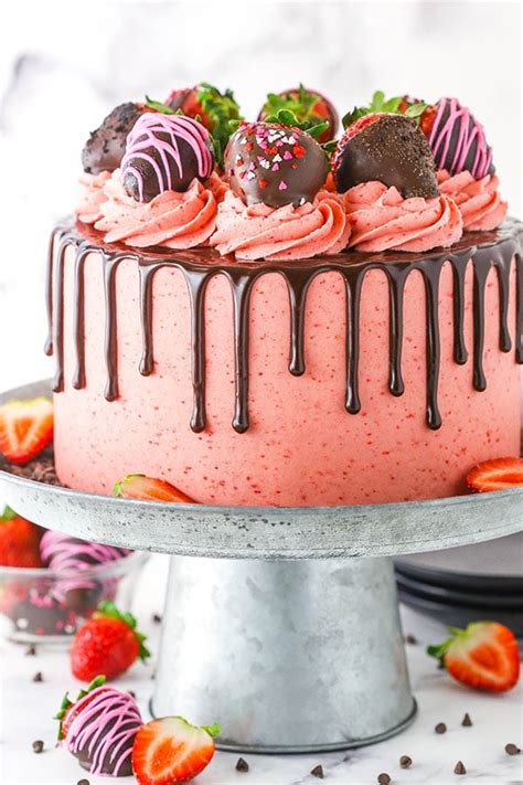 Chocolate Covered Strawberry Layer Cake Life Love And Sugar