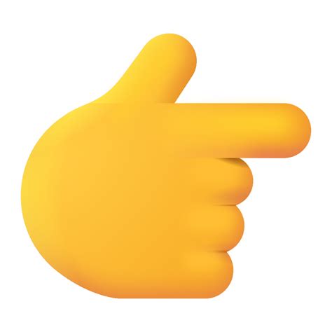 Nach Rechts Weisender Zeigefinger Emoji