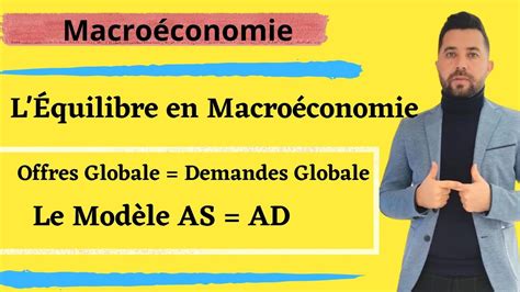 Macroéconomie Part 5 Offres Globale et Demandes Globale Le modèle