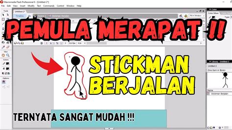 Tutorial Cara Membuat Stickman Berjalan Di Macromedia Flash Youtube