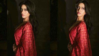 Nysa Devgan Looks Drop Dead Gorgeous In Red Lehenga Netizens Compare