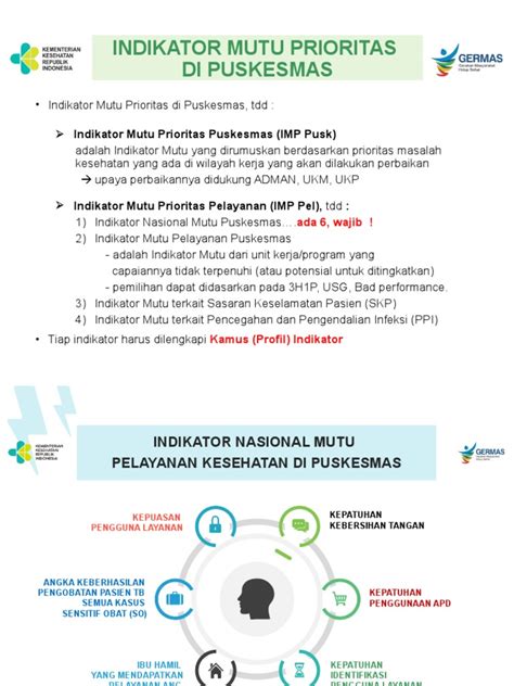 Indikator Mutu Prioritas Di Puskesmas Ada 6 Wajib Pdf