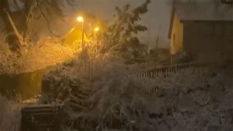 Thundersnow Hits Parts Of Scotland Uk News Sky News