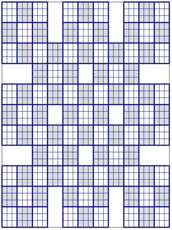 Super Samurai Sudoku 13 Grids Puzzle