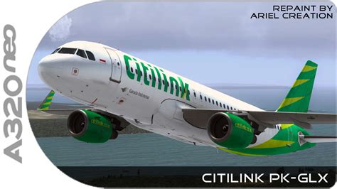 CITILINK Aerosoft AIRBUS A320 Livery FSX Ariel Creation Flight