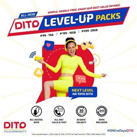 Dito Level Up Pack 199 16gb Lazada Ph