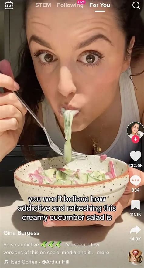 This Creamy Cucumber Salad Is The Hot New Food Trend And It Sounds Delicious