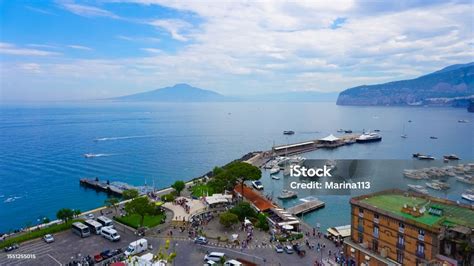 Panoramic View Of Sorrento The Amalfi Coast Italy Stock Photo