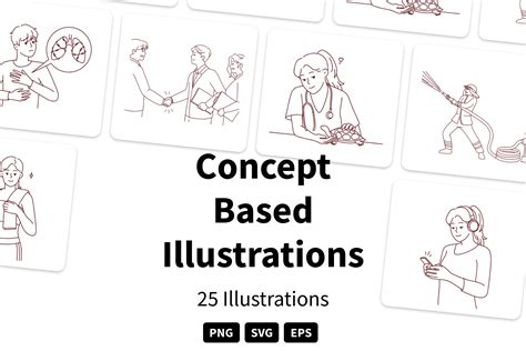 concept based illustration pack  illustrations svg png eps