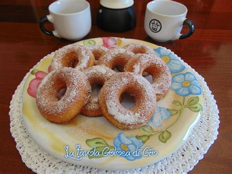 Ciambelle Della Nonna Senza Burro E Latte La Tavola Golosa Di Gi